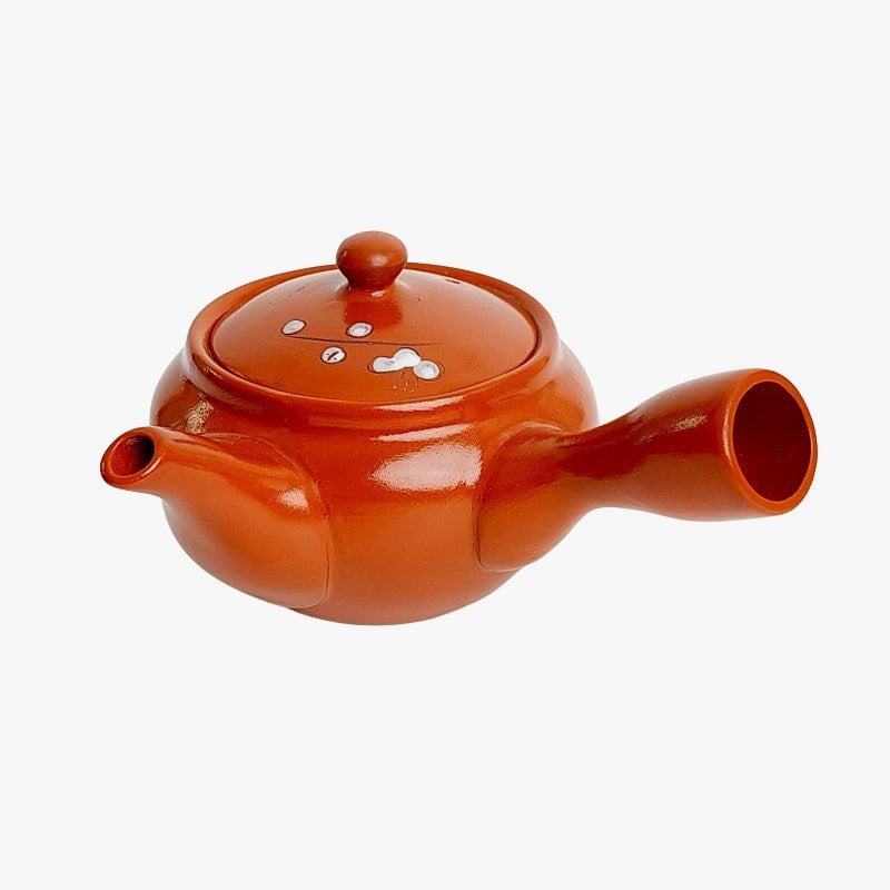 Red Kyusu Japanese teapot