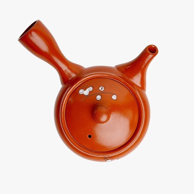 Red Kyusu Japanese teapot