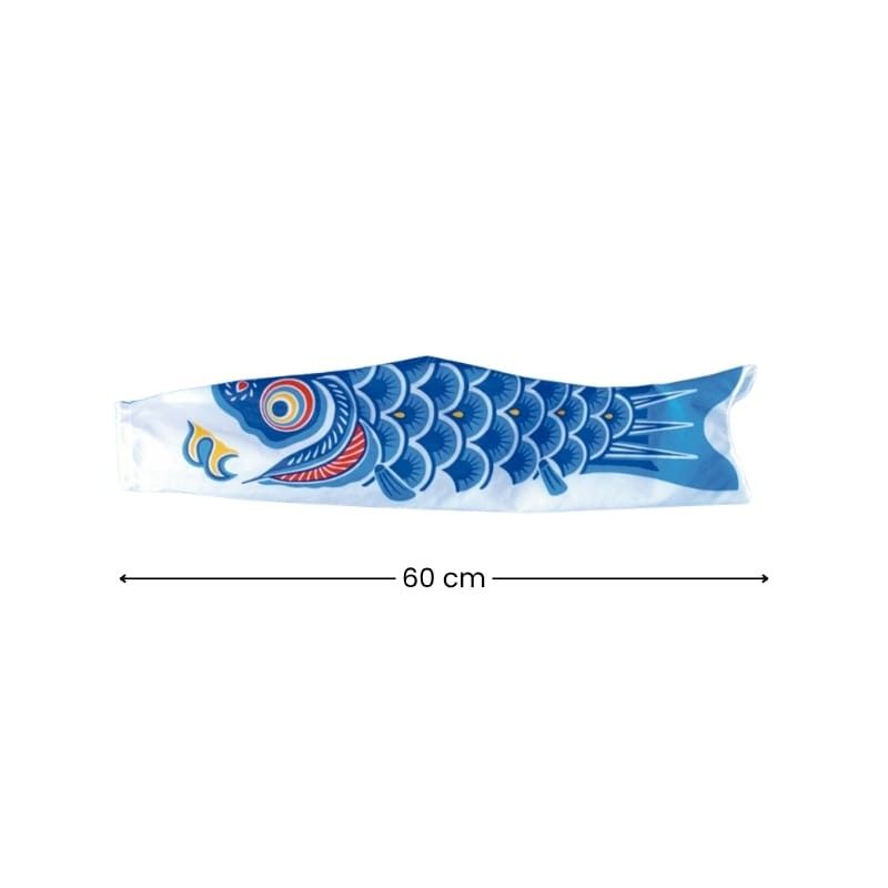 Traditional Japanese Koinobori – Blue – 23.6