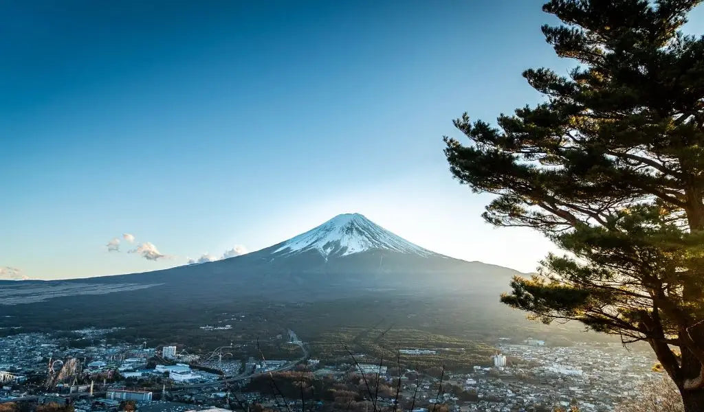 Mount Fuji volcano