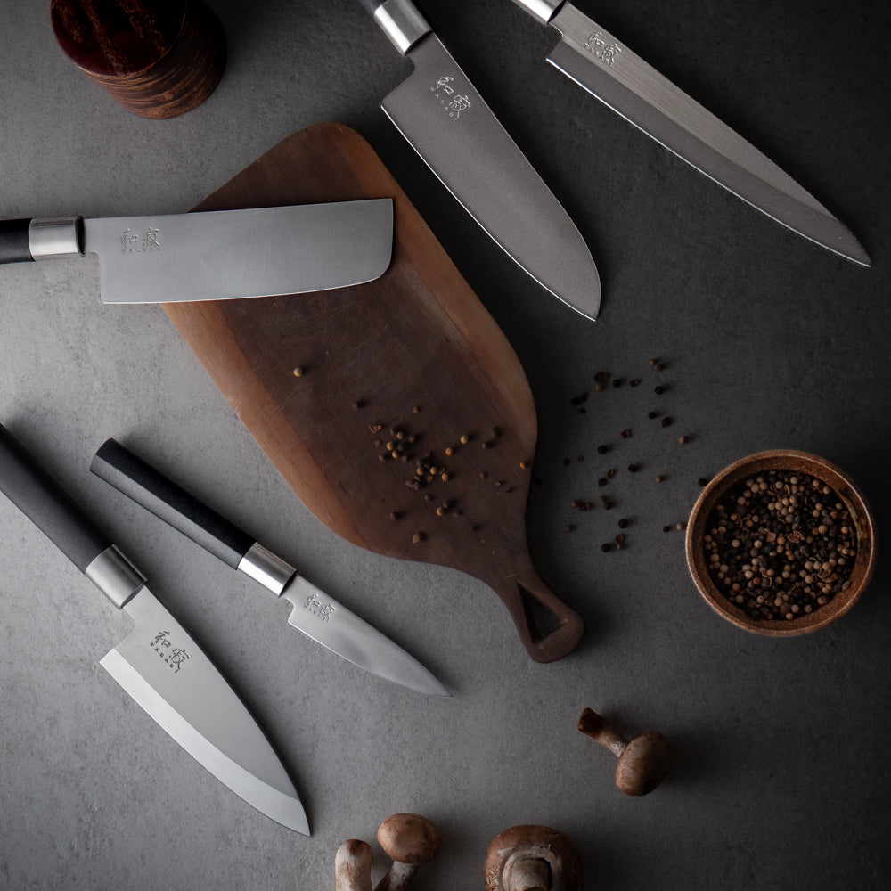 Wasabi Black Deba Knife – 5.9