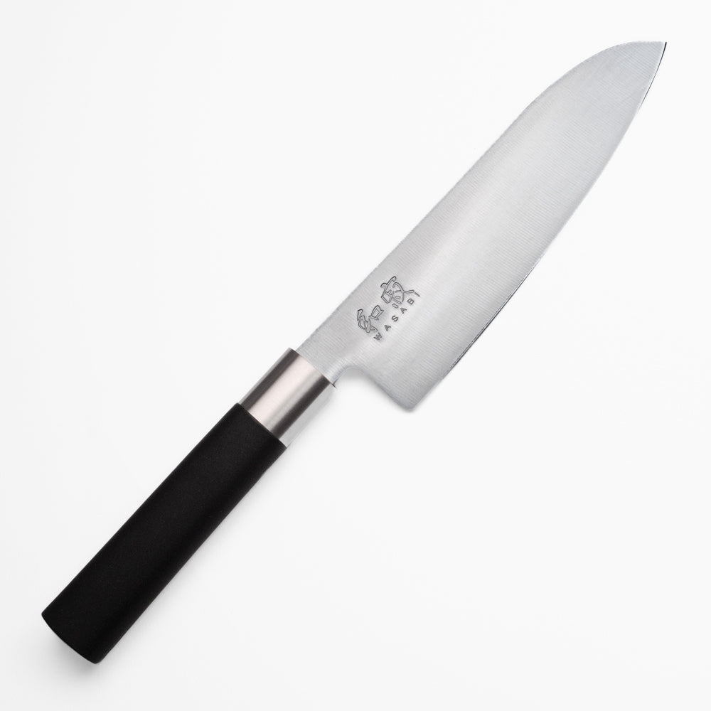 Wasabi Black Santoku Knife – 6.5