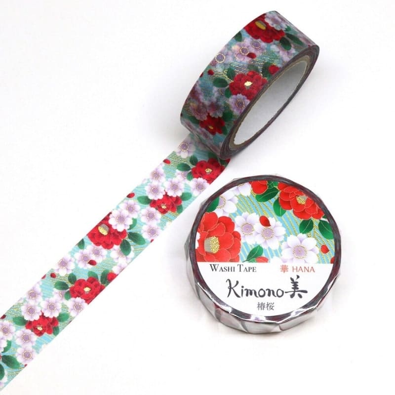 Japanese Washi Tape Tsubaki