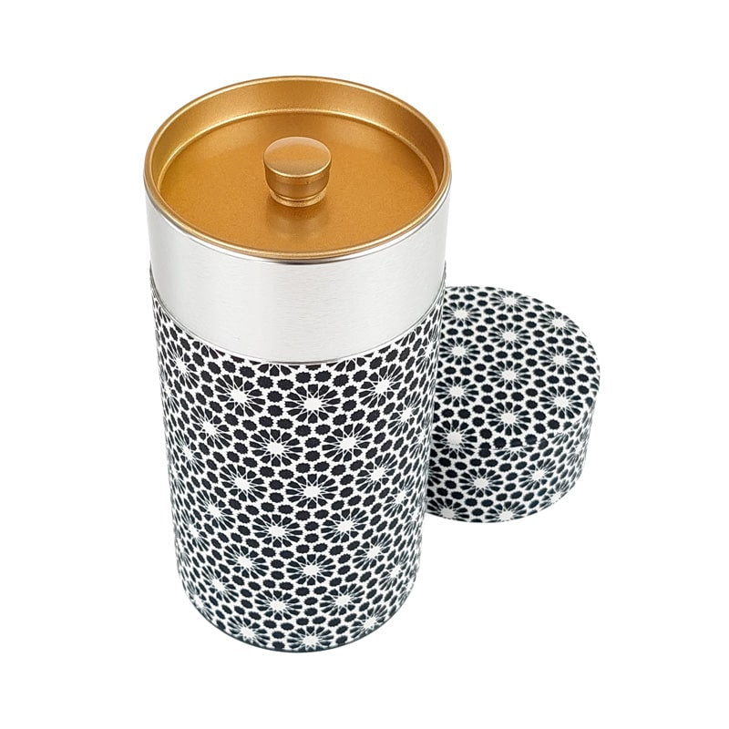Washi Tea Canister - Kiku