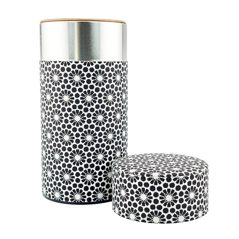 Washi Tea Canister - Kiku