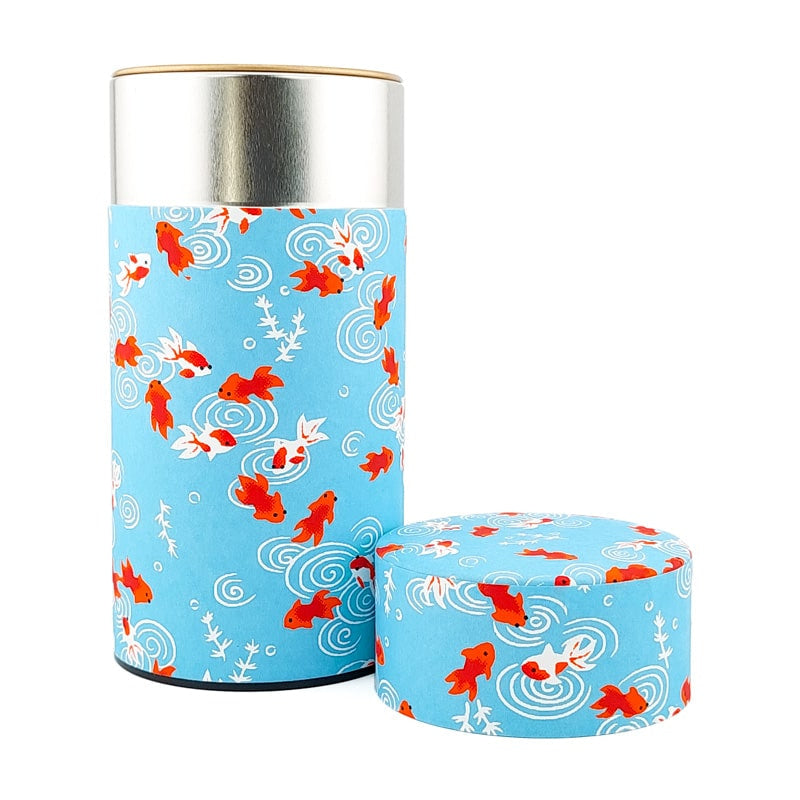 Washi Tea Canister - Kingyo