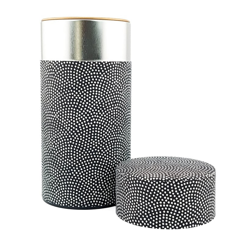 Washi Tea Canister - Same Komon