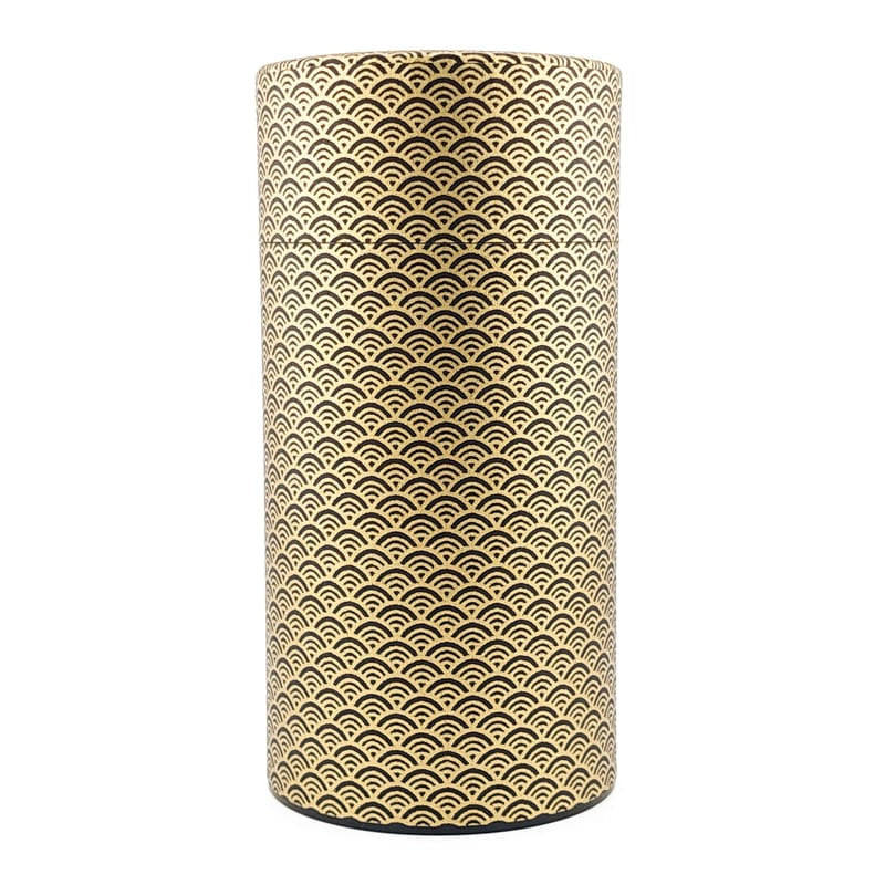 Washi Tea Canister - Seigaiha