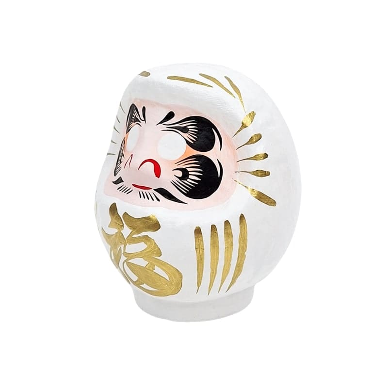 White Japanese Daruma – 3.5” to 5.9”
