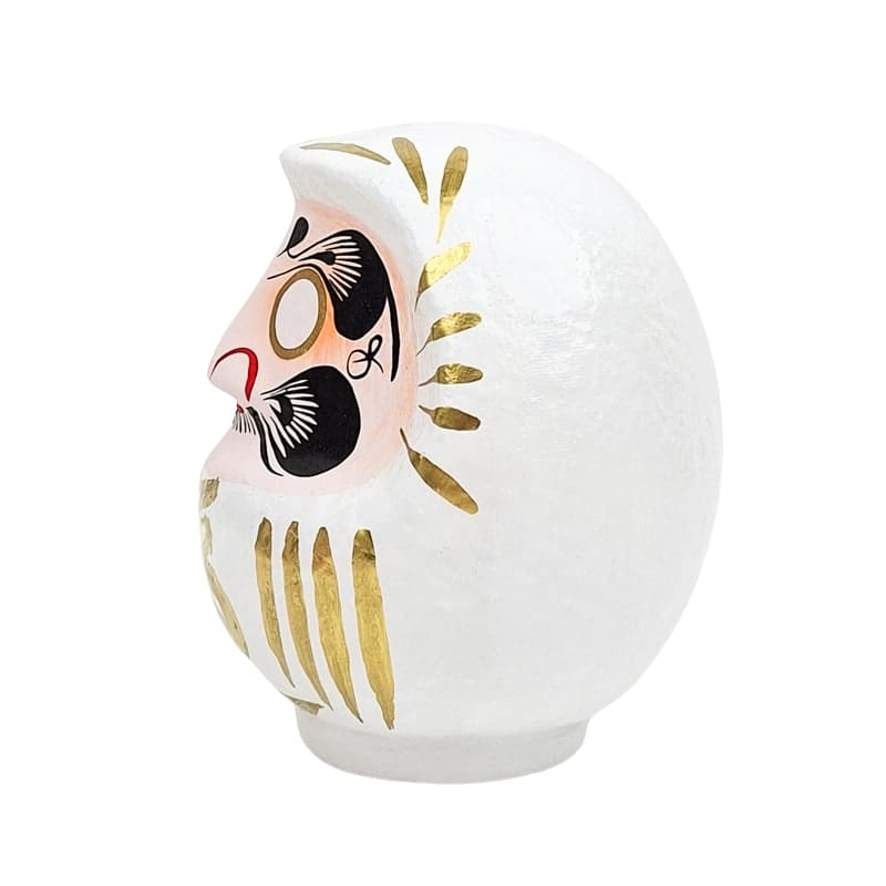 White Japanese Daruma – 3.5” to 5.9”