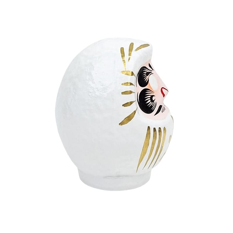 White Japanese Daruma – 3.5” to 5.9”