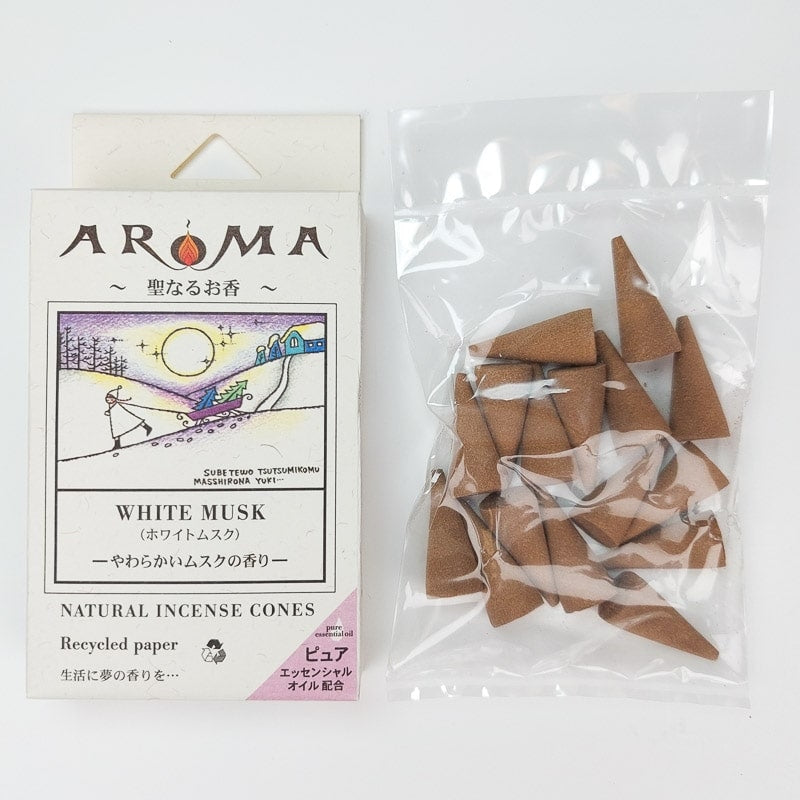 White Musk Incense - Cone