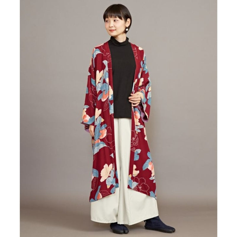 Women’s Floral Kimono Jacket One Size
