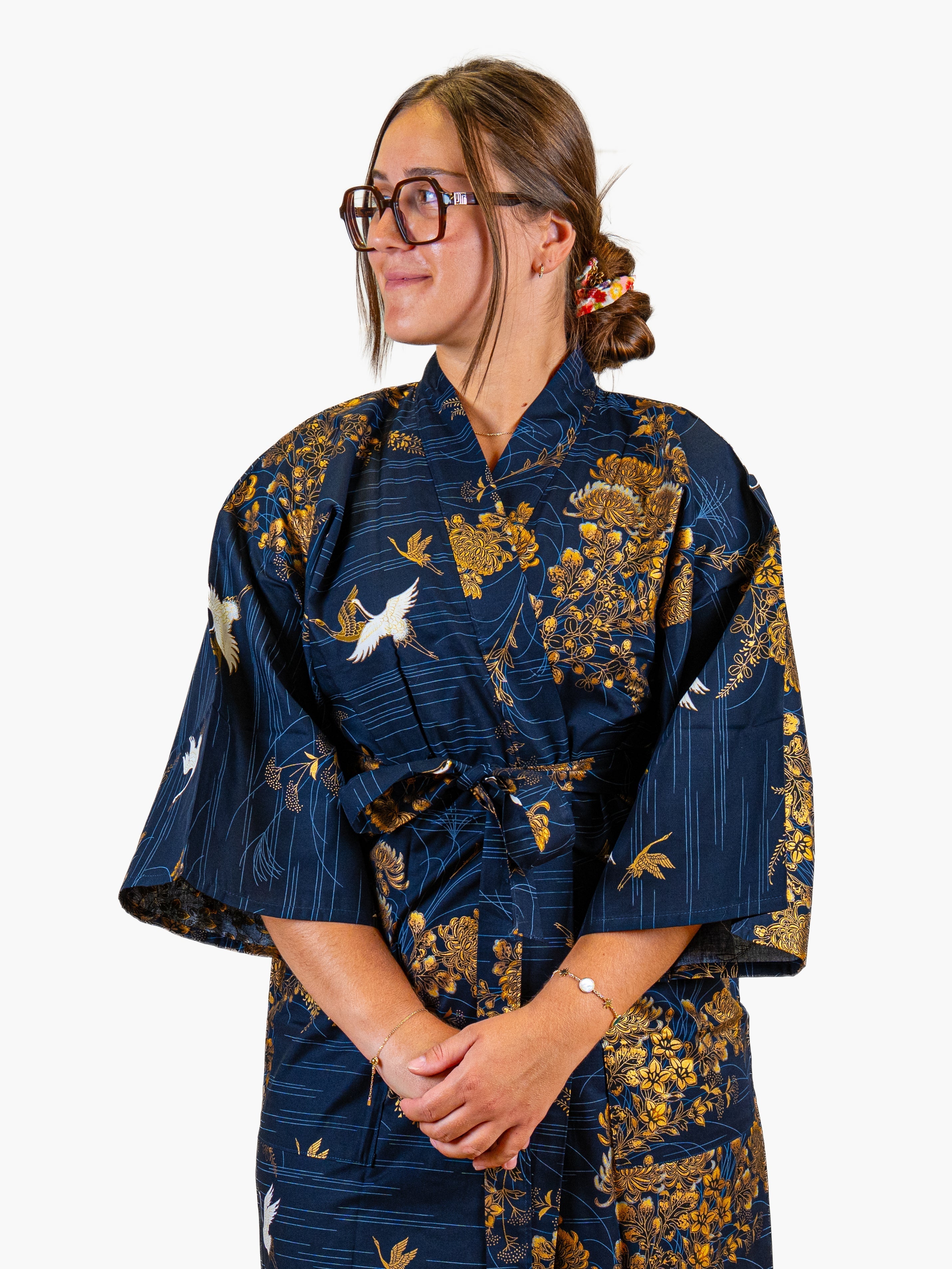 Women’s Happi Kimono – Kiku Tsuru
