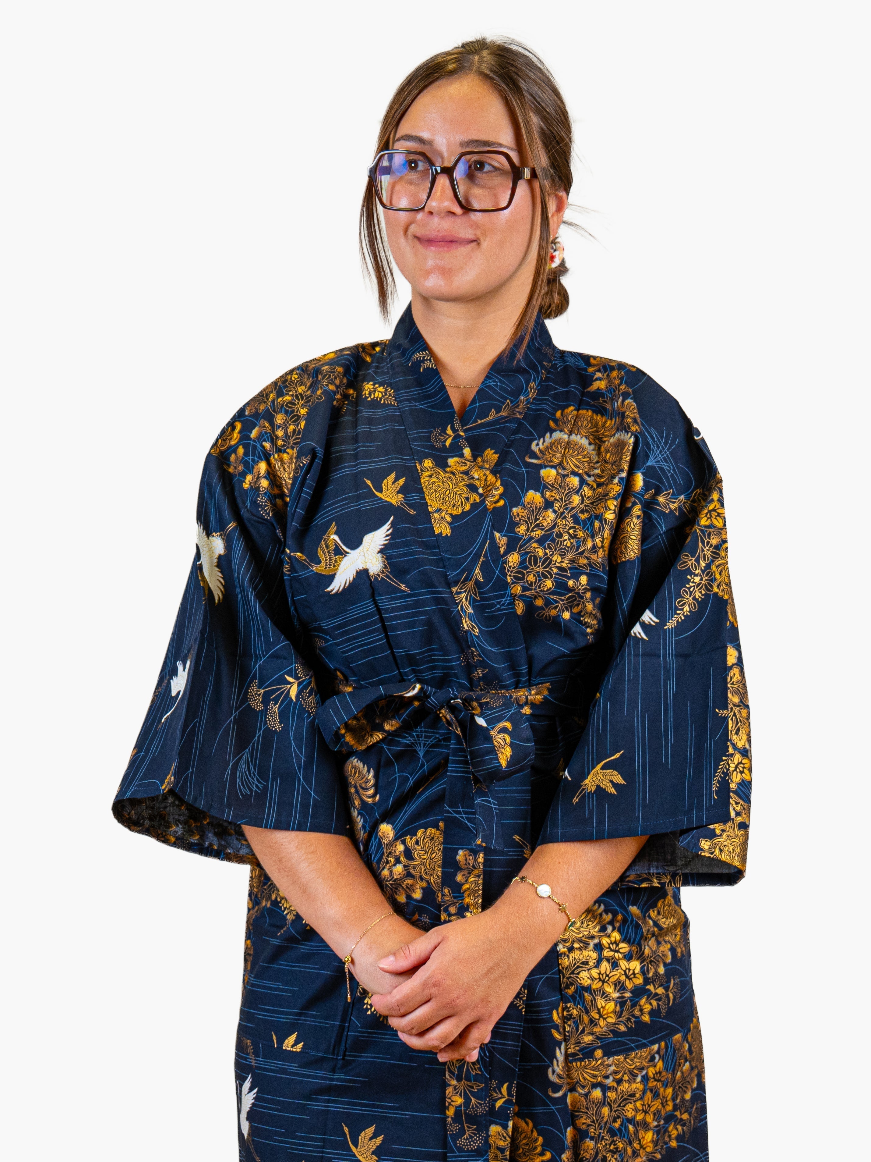 Women’s Happi Kimono – Kiku Tsuru