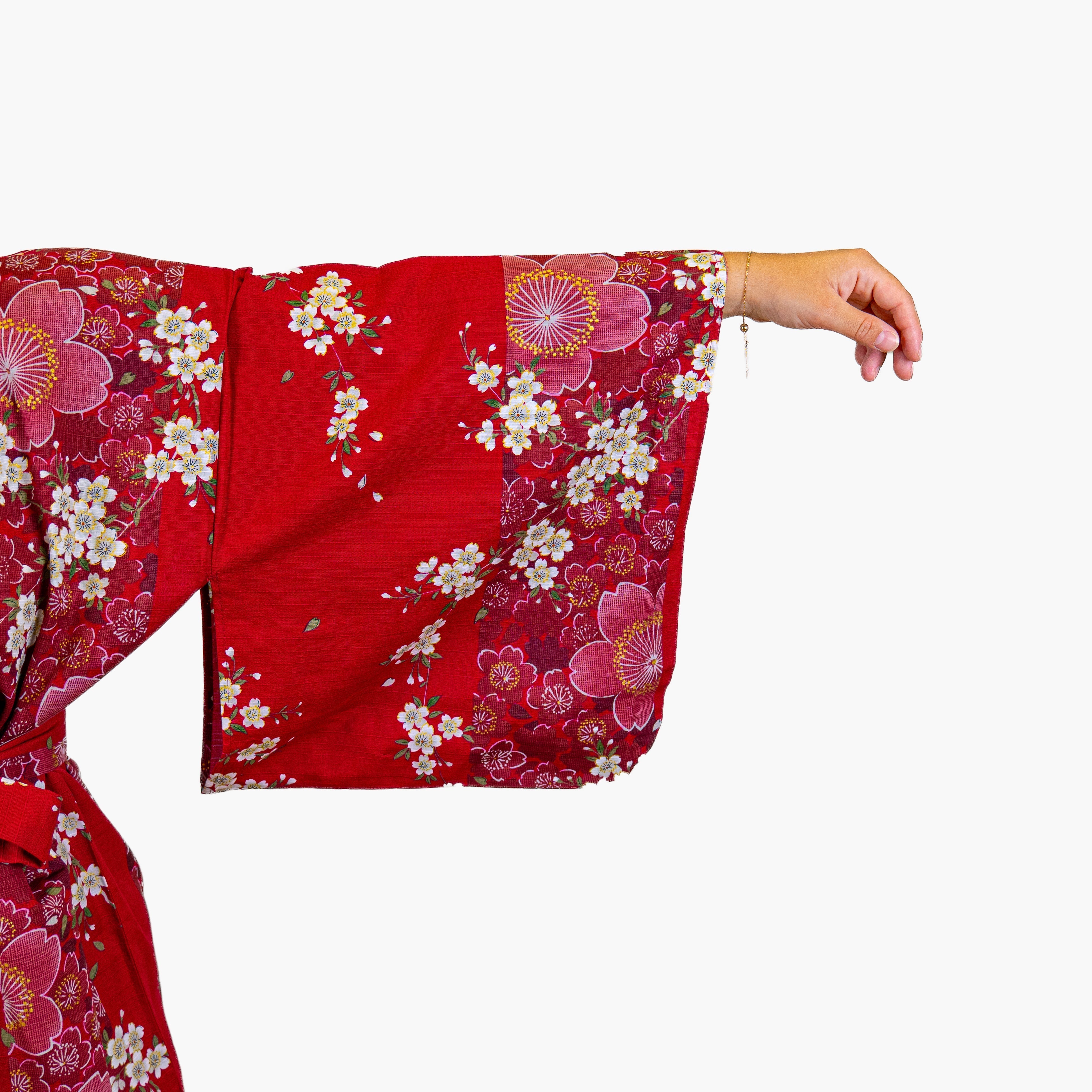 Women’s Japanese Kimono – Red Sakura