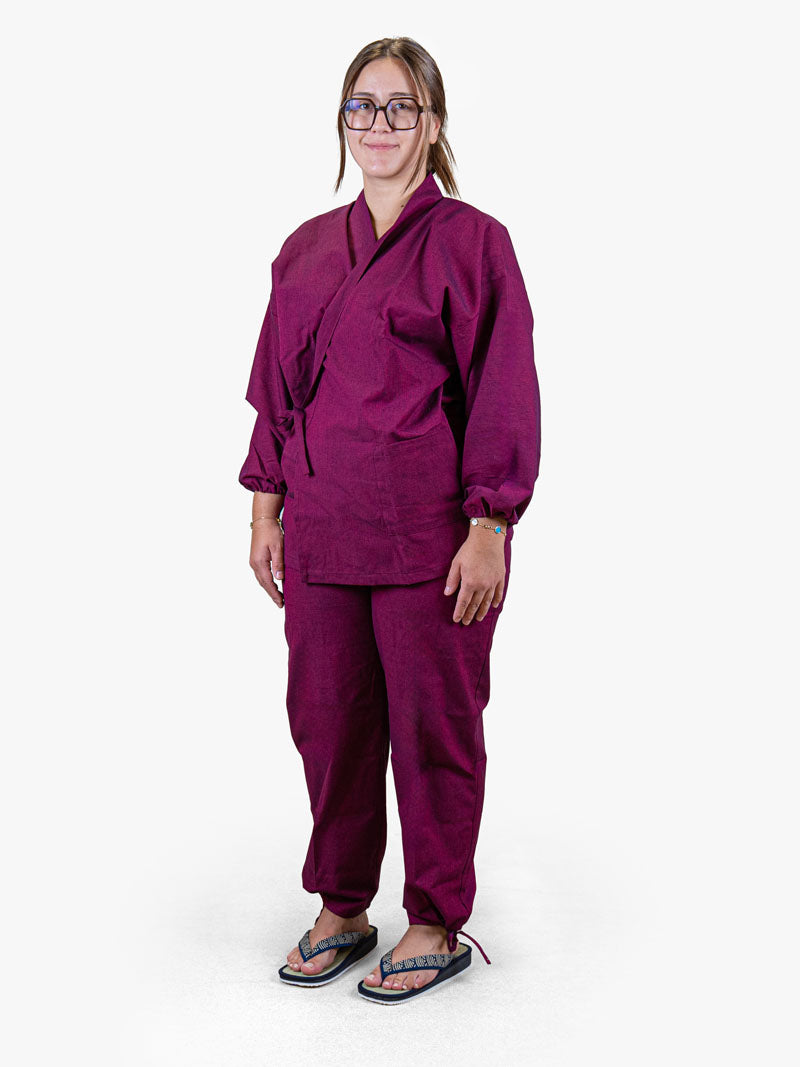 Women’s Japanese Samue Pyjamas – Fuchsia