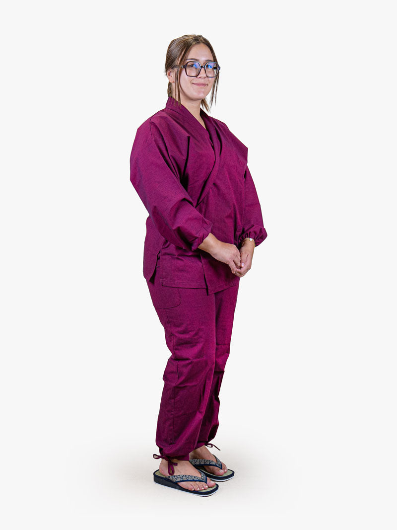 Women’s Japanese Samue Pyjamas – Fuchsia