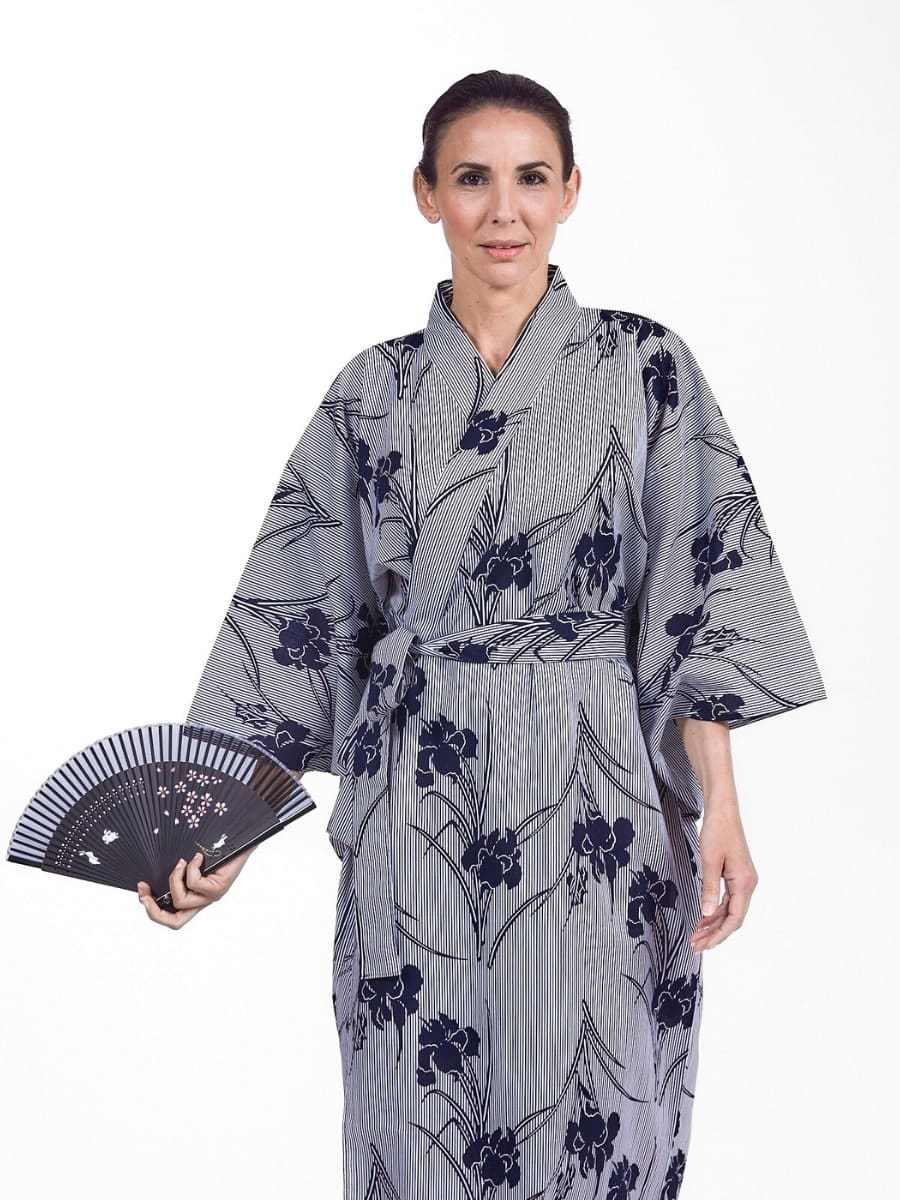 Women’s Yukata Kimono - Iris