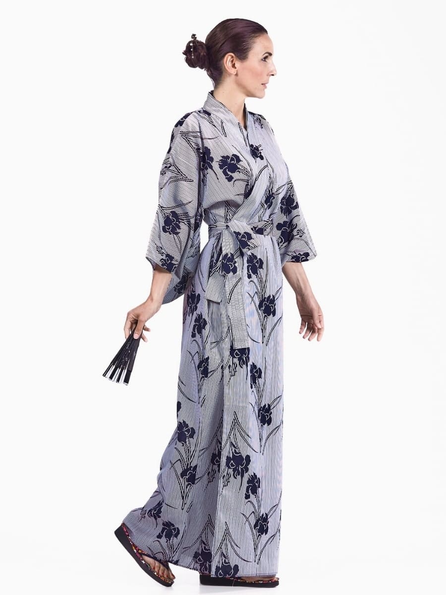 Women’s Yukata Kimono - Iris
