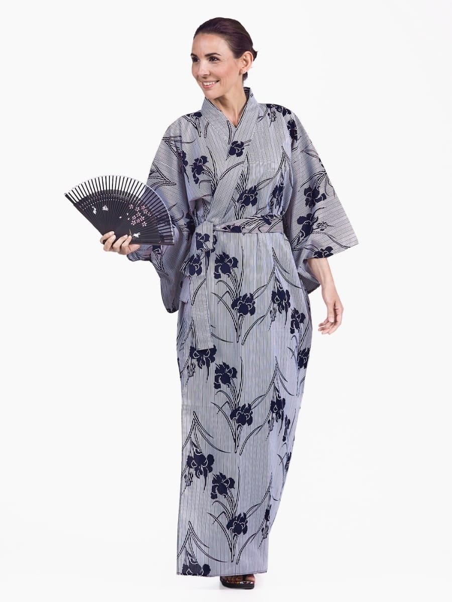Women’s Yukata Kimono - Iris S