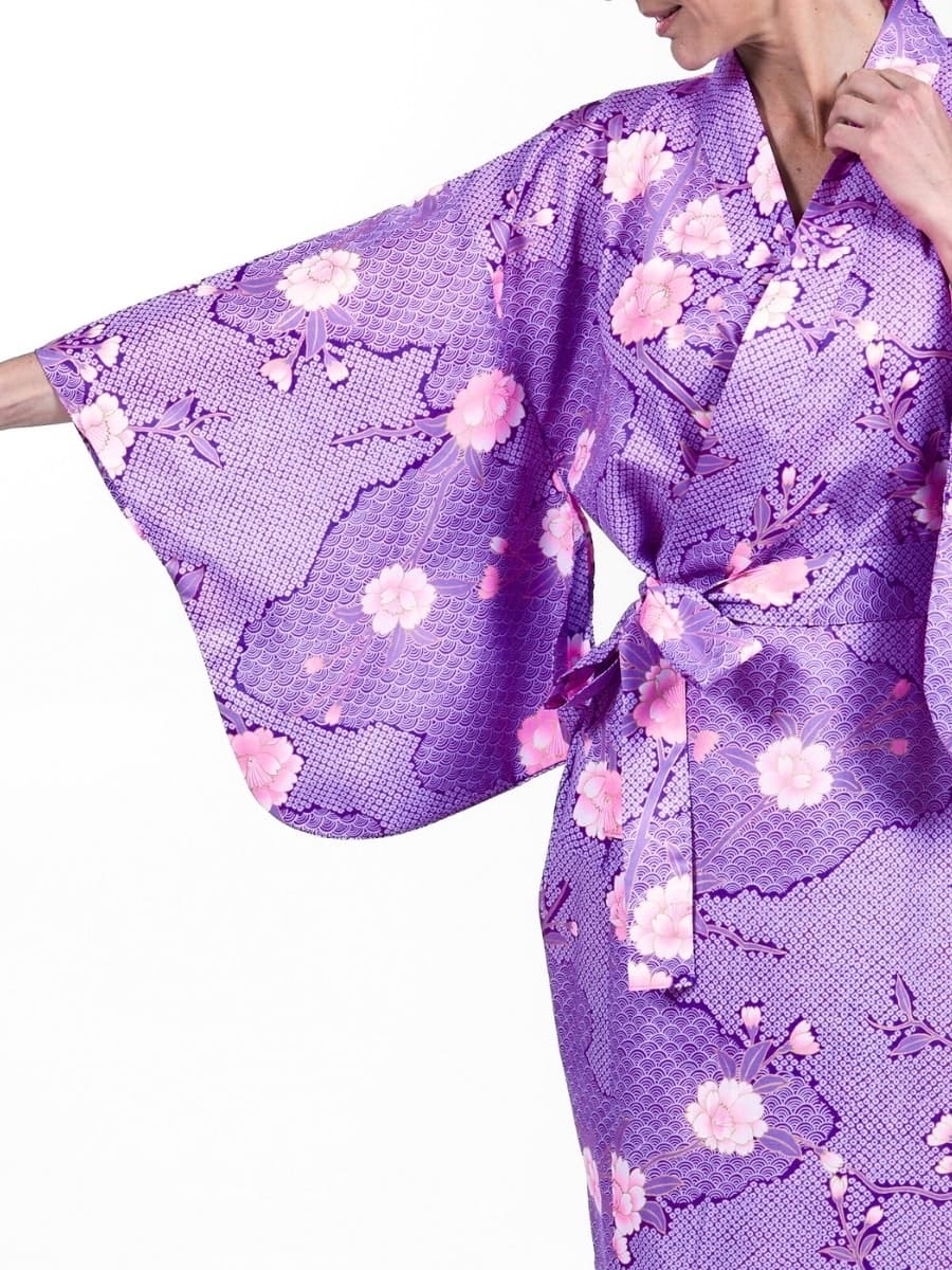 Women’s Yukata Kimono - Sakura to Kumo