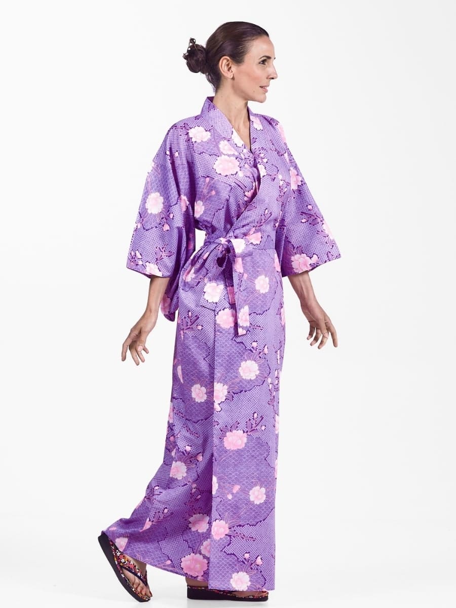 Women’s Yukata Kimono - Sakura to Kumo