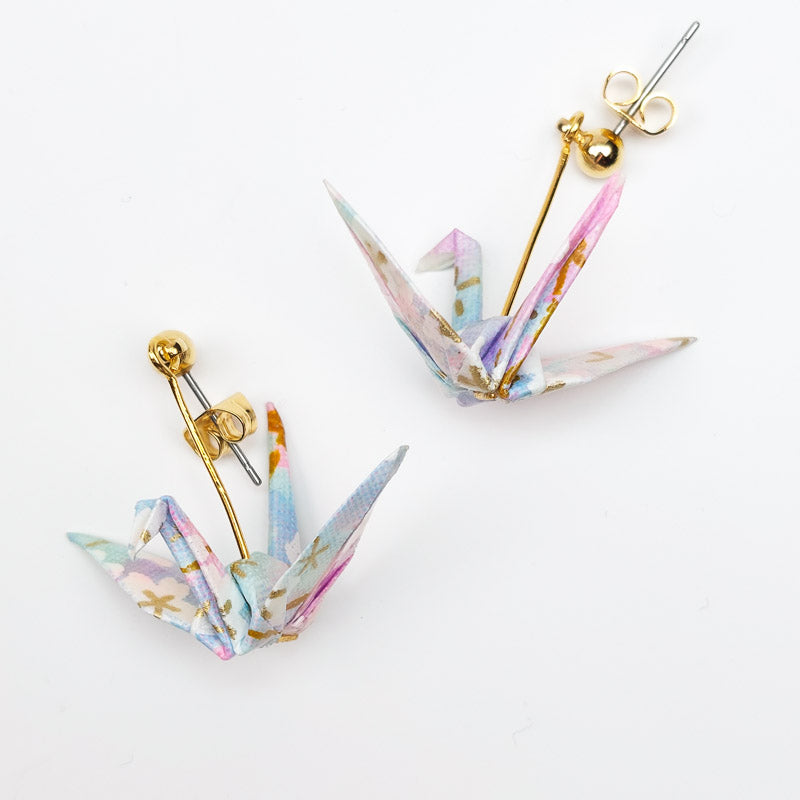 Origami Crane Earrings