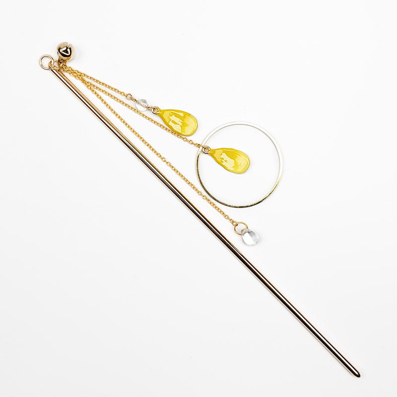 Japanese Kanzashi - Yellow Petals