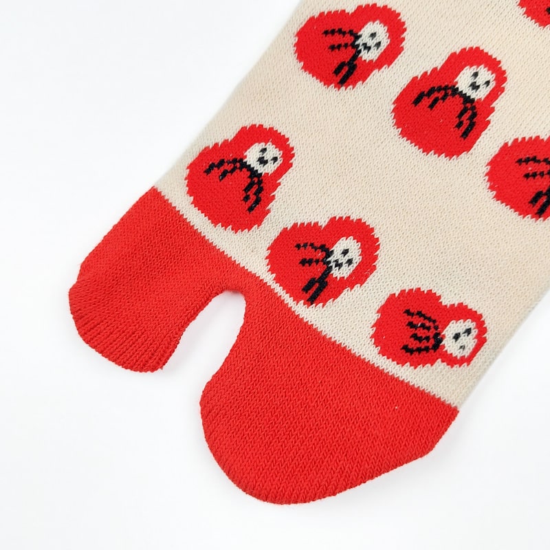Japanese Daruma Socks