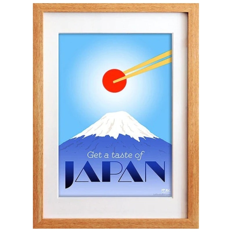 Poster Taste of Japan 21 x 29.7 cm (8.27 x 11.69 inches)