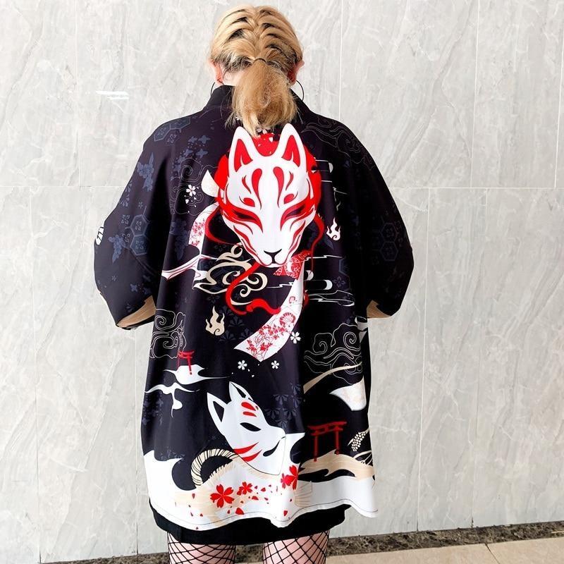 Anime Kitsune Kimono One Size