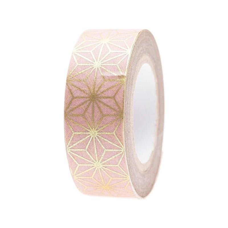 Asanoha Golden Washi Tape