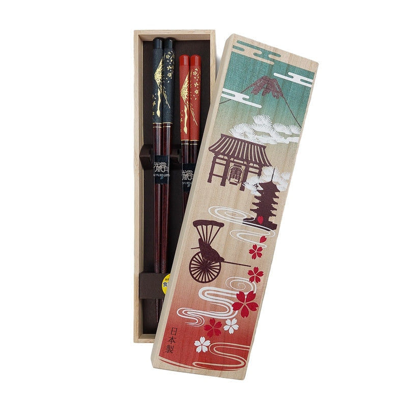 Authentic Japanese Wood Chopsticks