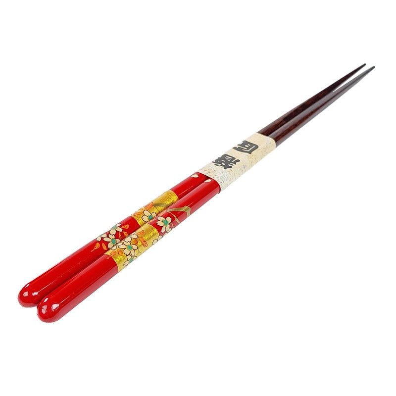 Floral Red Chopsticks