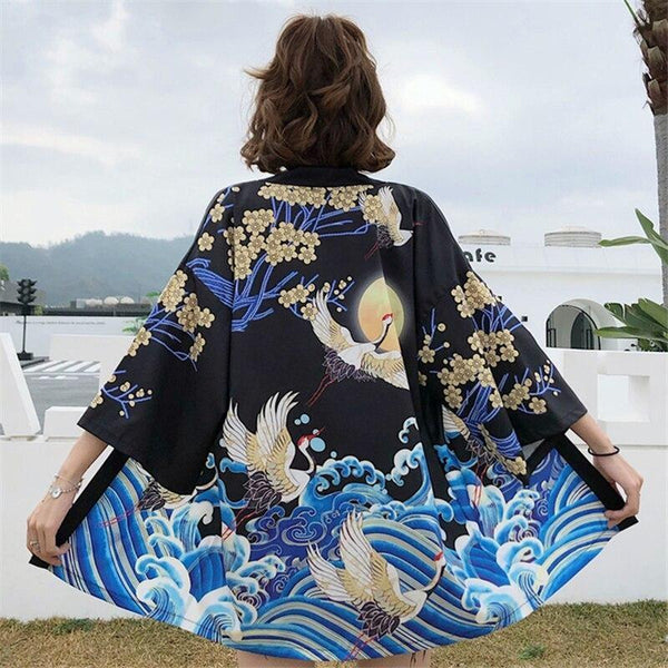 Blue And Gold Kimono | Japan Avenue