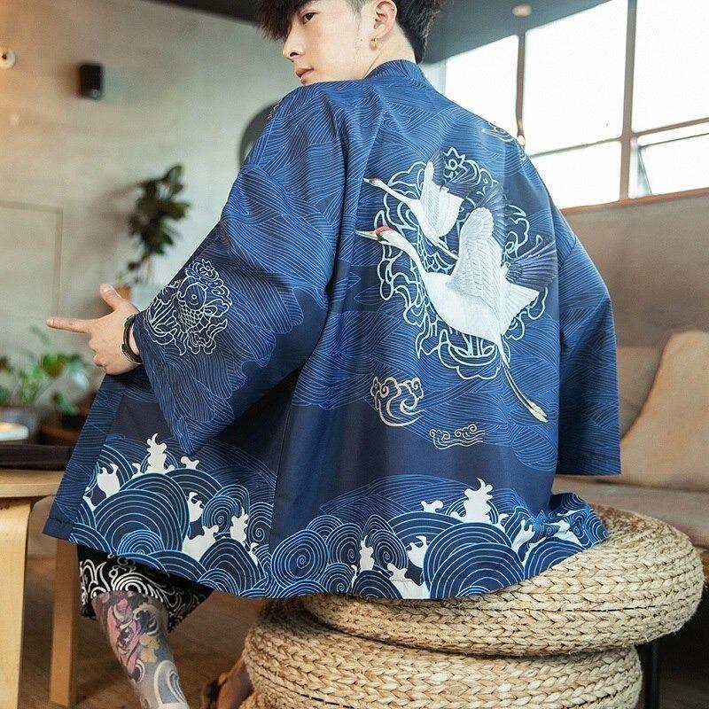 Blue Kimono Men - Jiyuu