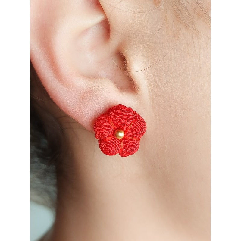 Japanese Flower Earrings