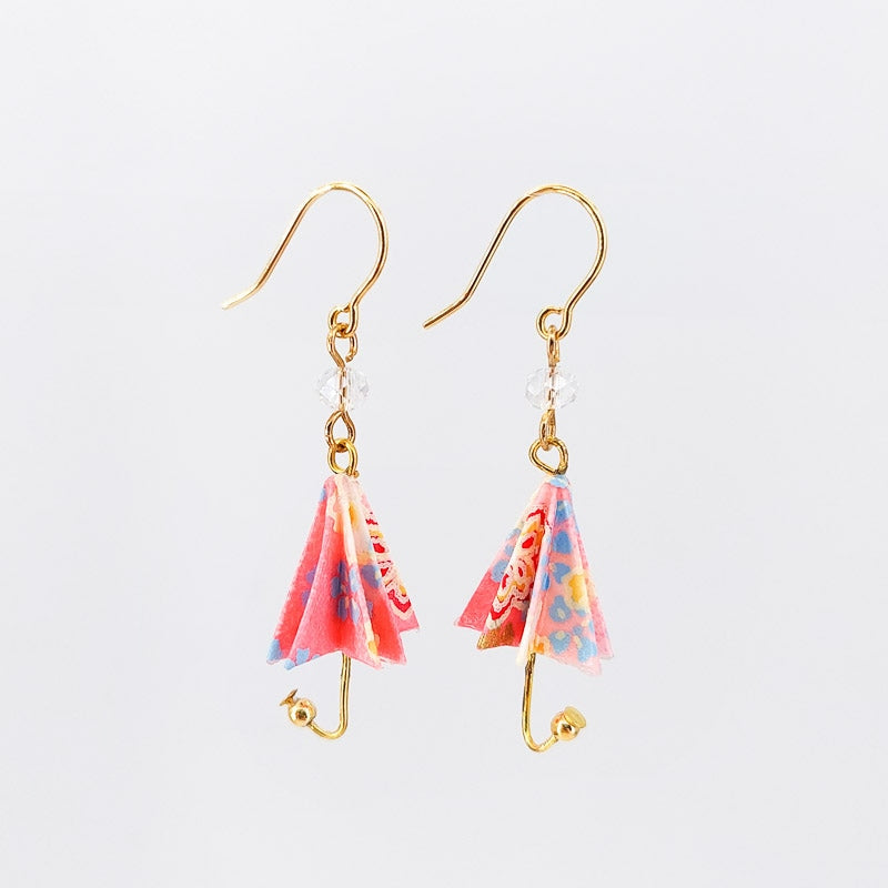 Umbrella Earrings - Pink