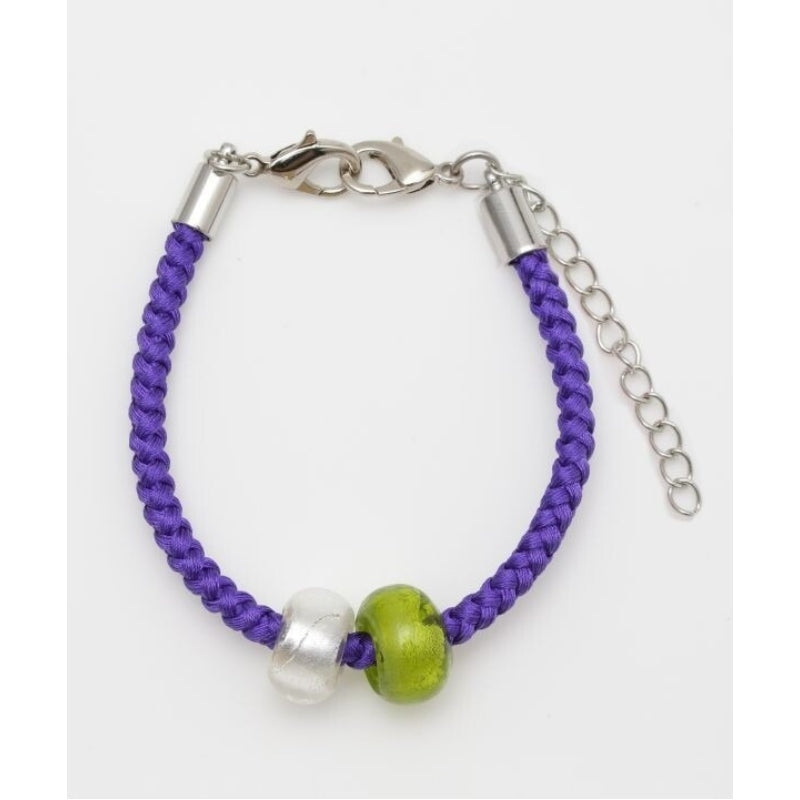 Japanese Bracelet Men’s - Beads Purple