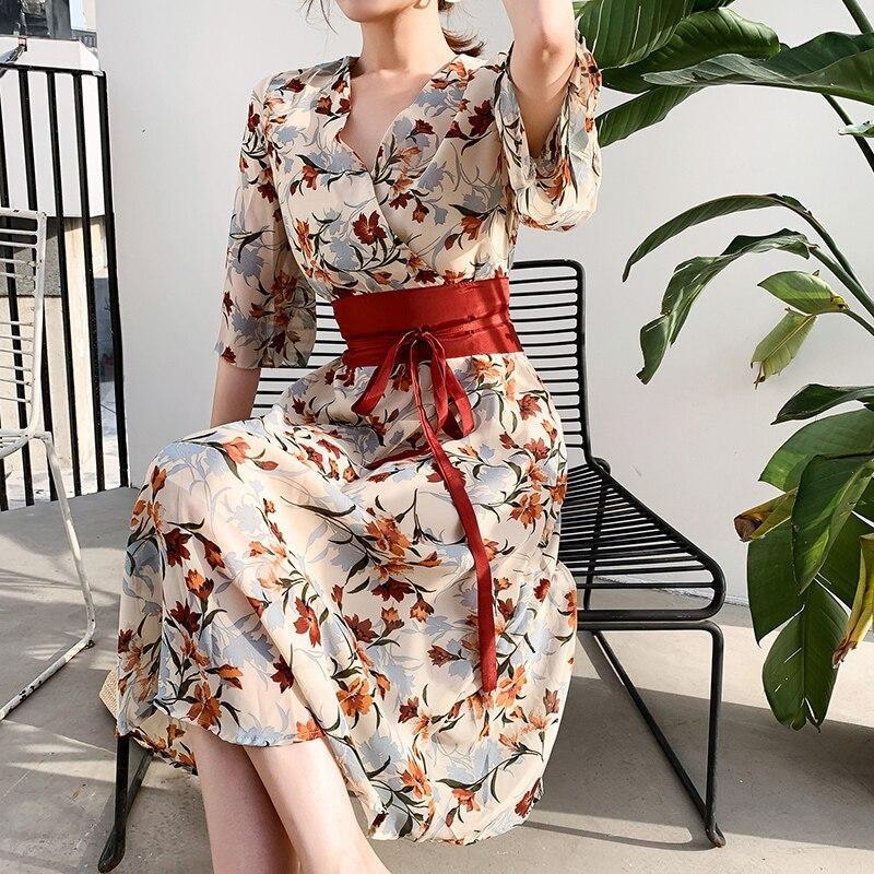 Japanese shop floral dress