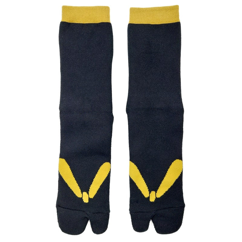 Japanese Socks Tongs - Black - EU 37-42