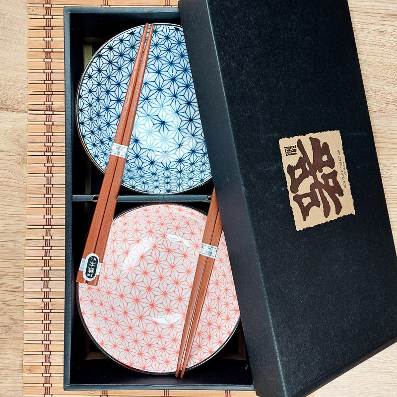 Japanese Bowl Set - Asanoha