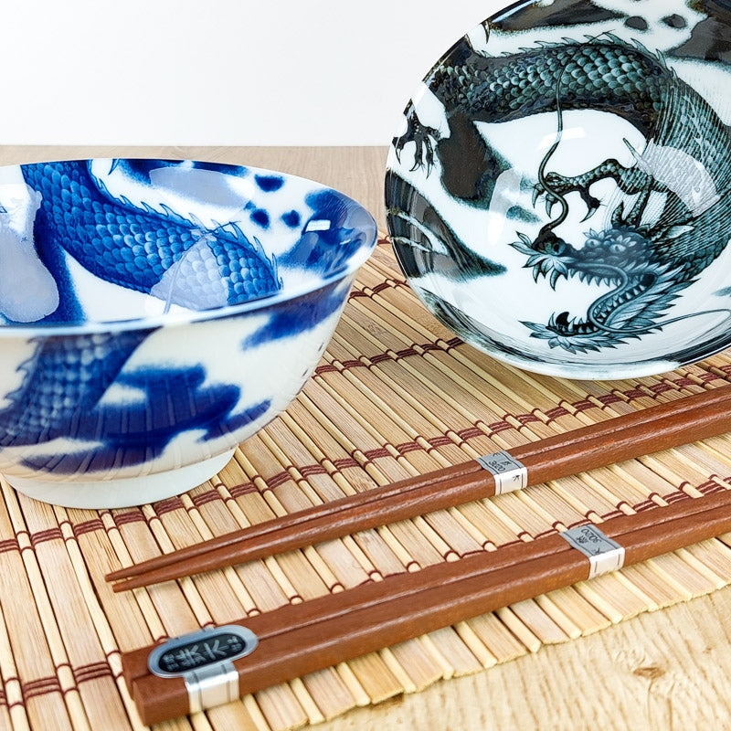 Set of 2 Japanese Dragon Bowls