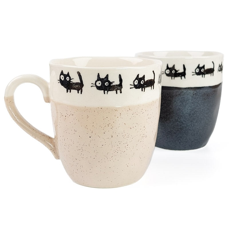 Japanese Cat Mug Set