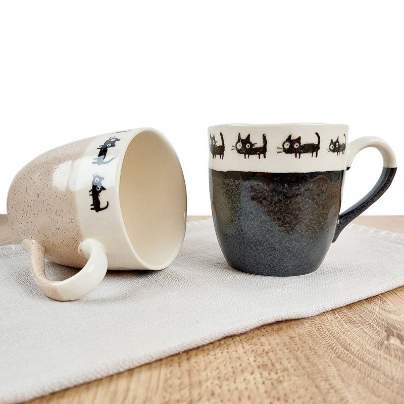 Japanese Cat Mug Set