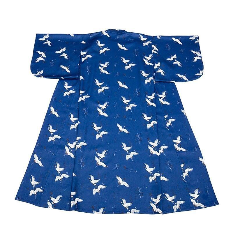 Crane Kimono Robe For Women