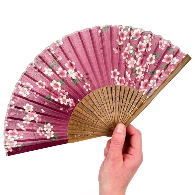 Sakura Pink Japanese Fan