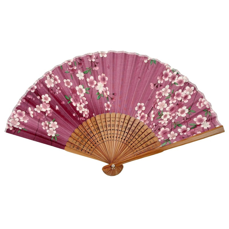 Sakura Pink Japanese Fan