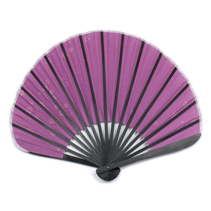 Sakura Violet Japanese Fan
